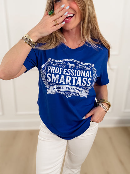 Plus/Reg Short Sleeve "Professional SmartA**" Graphic Tee