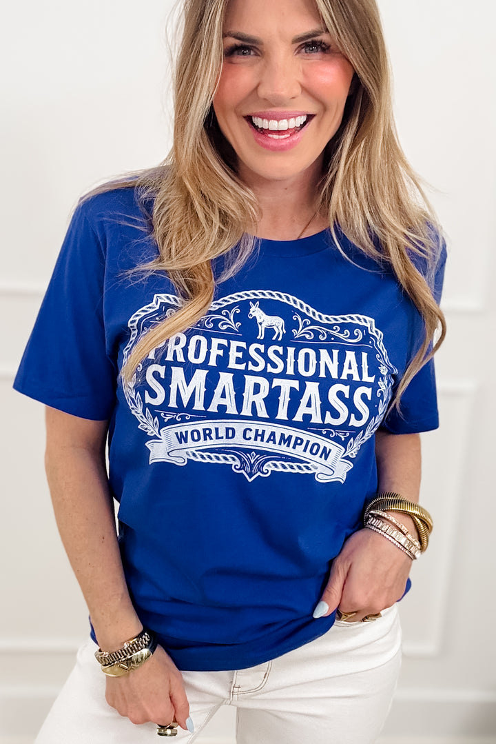 Plus/Reg Short Sleeve "Professional SmartA**" Graphic Tee