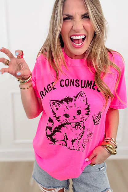 Plus/Reg Short Sleeve "Rage Consumes Me" Graphic Tee