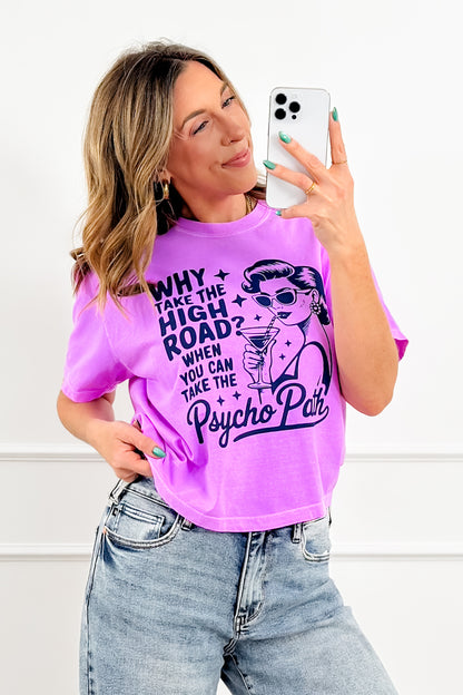 Plus/Reg Short Sleeve "Psycho Path" Graphic Tee