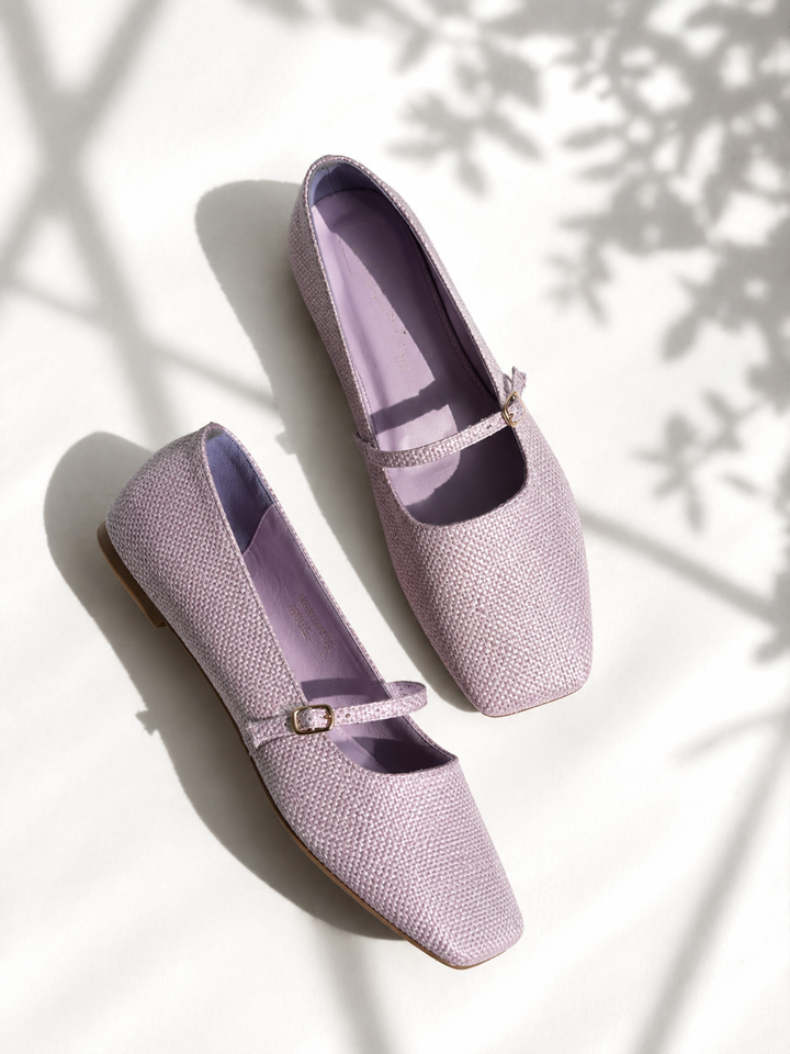 Shu Shop Woven Ballet Flats