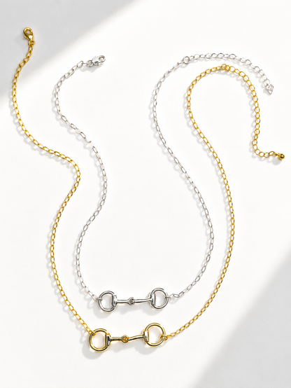 BOHO SOL Snaffle Bit Dainty Necklace