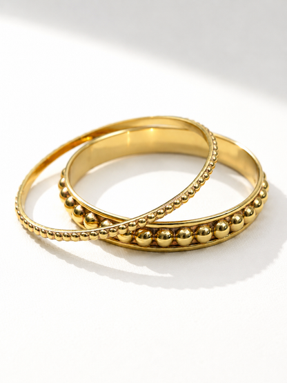 BOHO SOL Brass Ball Bangle