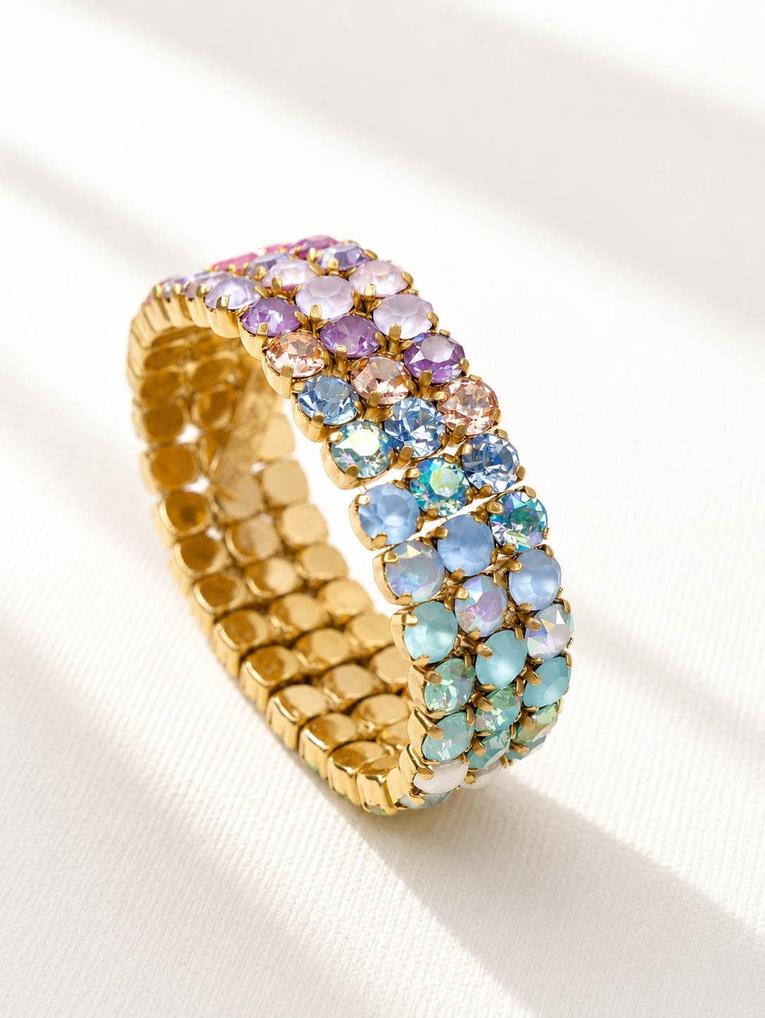 TOVA Olivia 3 Strand Mini Stretch Bracelet