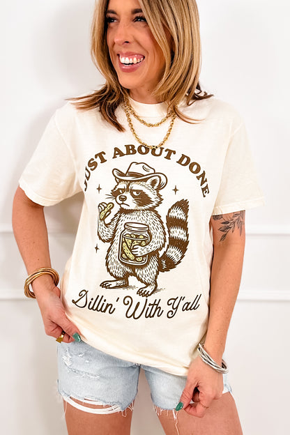 Plus/Reg Short Sleeve "Just About Done..." Graphic Tee