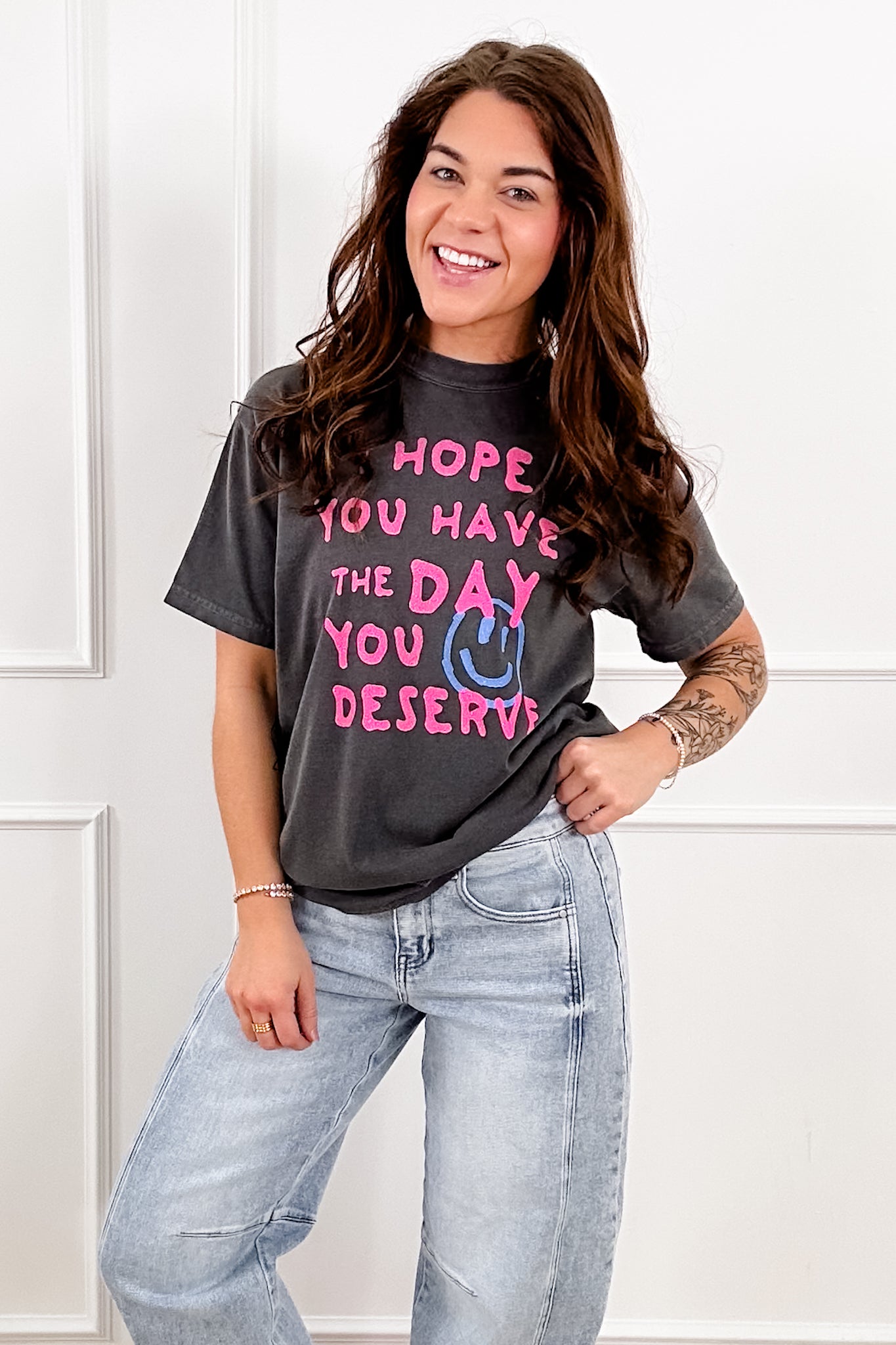 Plus/Reg Short Sleeve " I Hope You Have ..." Graphic Tee