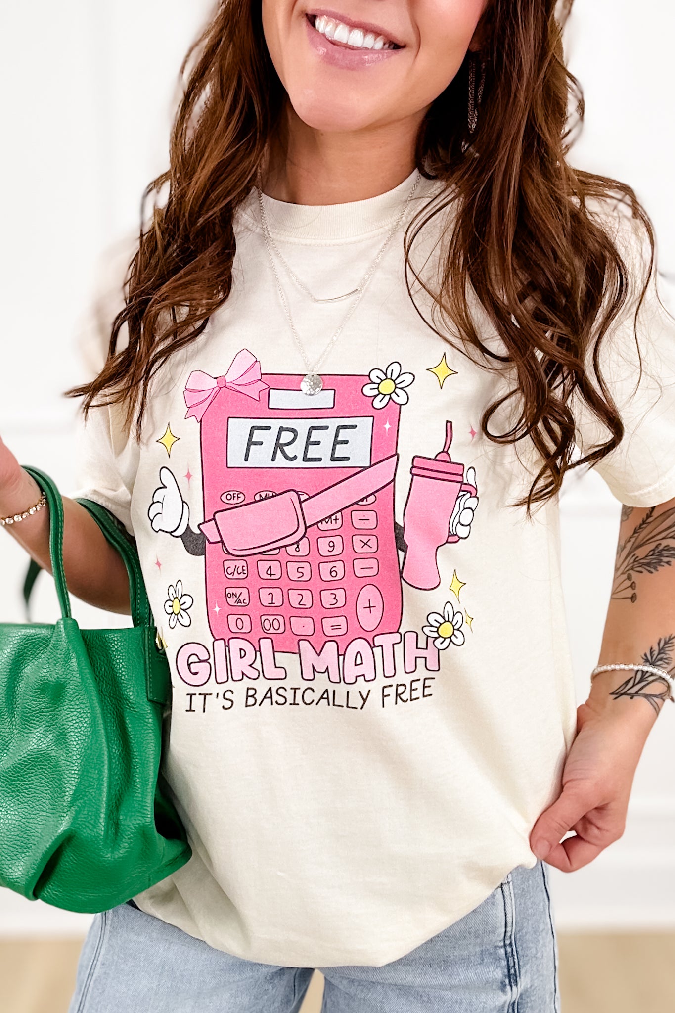 Plus/Reg Short Sleeve "Girl Math" Graphic Tee