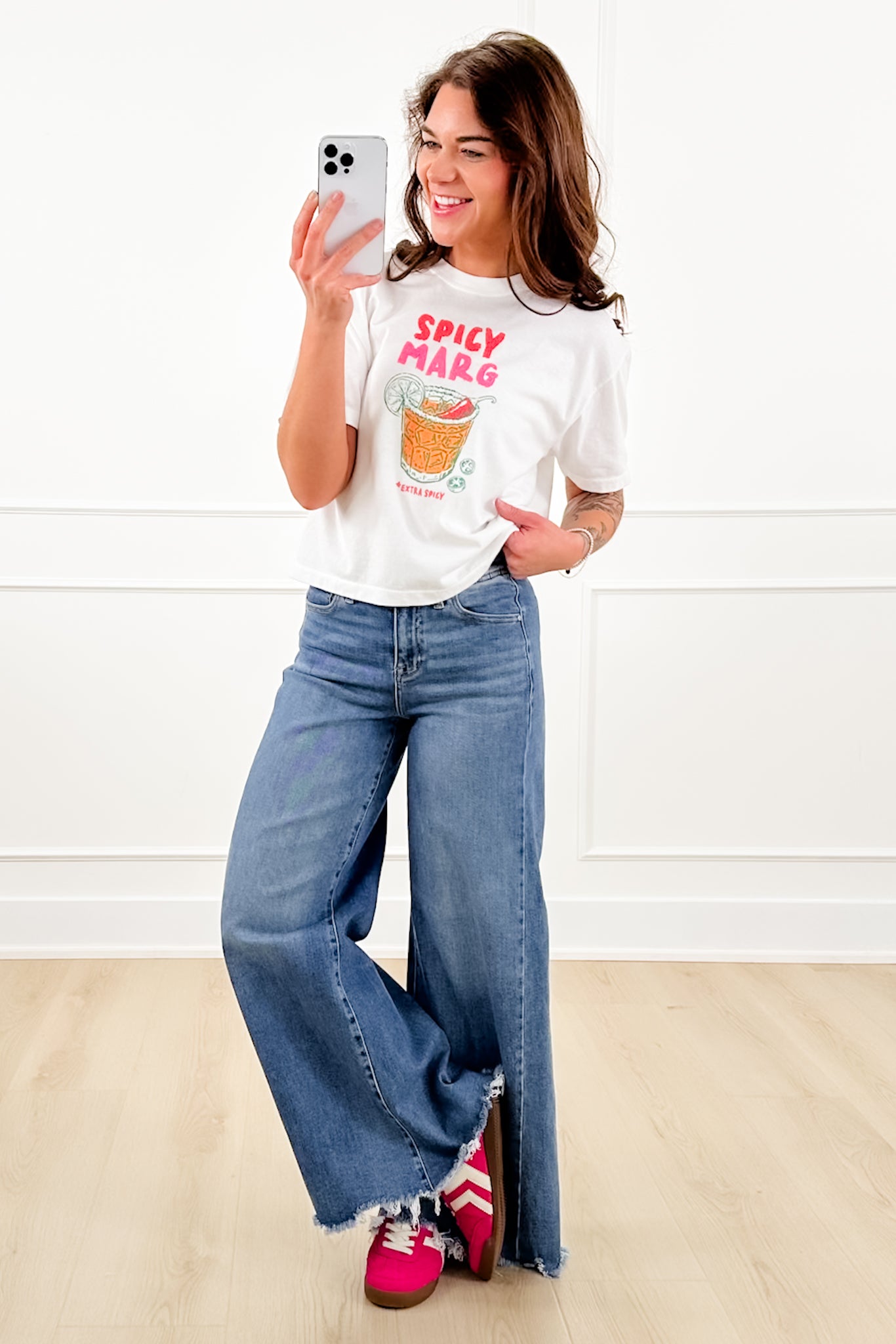 Plus/Reg Short Sleeve "Spicy Marg" Graphic Tee