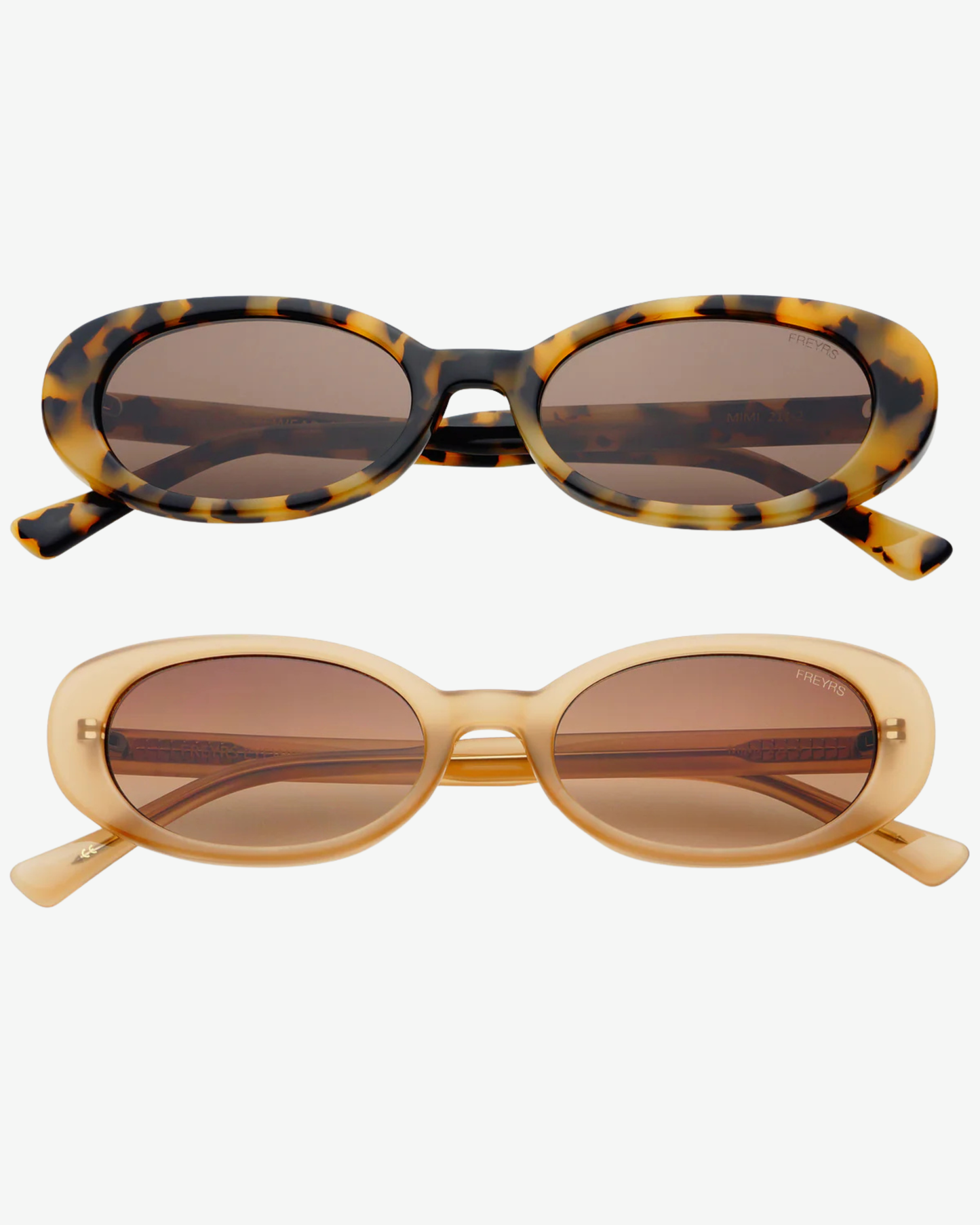 Freyrs Mimi Acetate Oval Sunglasses