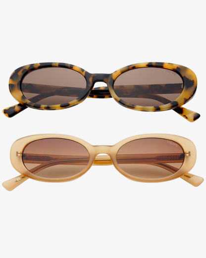 Freyrs Mimi Acetate Oval Sunglasses