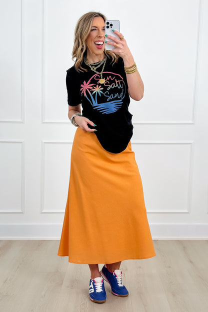 Plus/Reg Short Sleeve "Sun Salt Sand" Graphic Tee