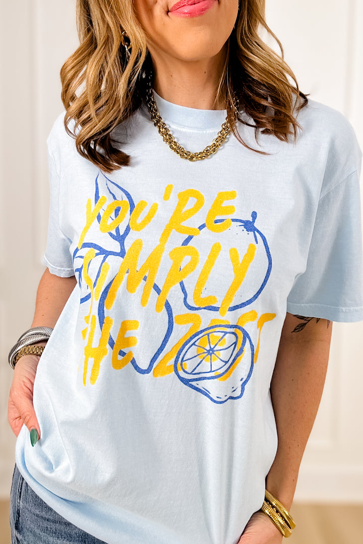 Plus/Reg Short Sleeve "You're Simply The Zest" Graphic Tee