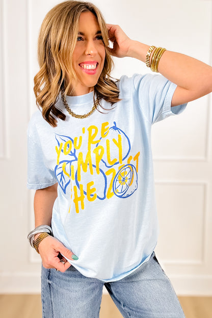 Plus/Reg Short Sleeve "You're Simply The Zest" Graphic Tee