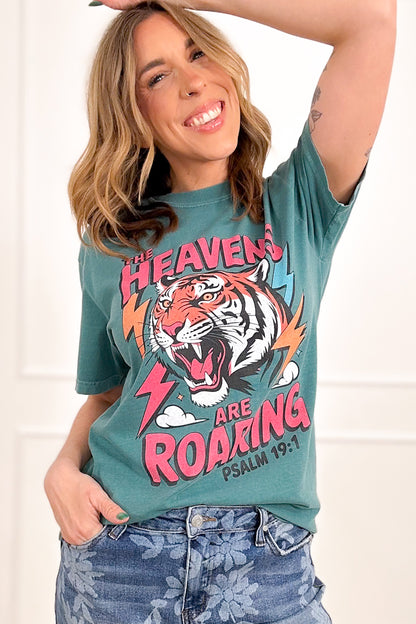 Plus/Reg Short Sleeve "The Heavens Are Roaring" Graphic Tee