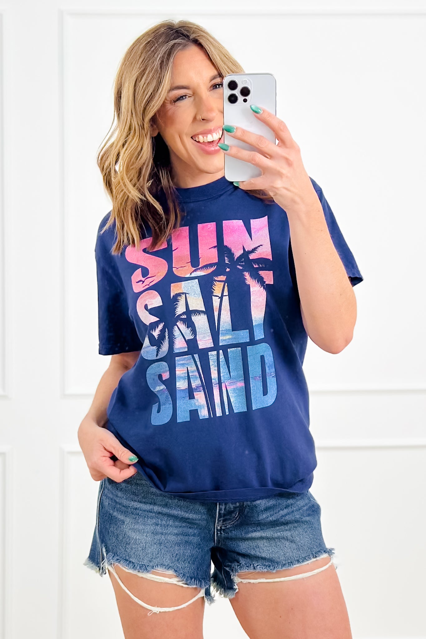 Plus/Reg Short Sleeve "Sun Salt Sand" Graphic Tee