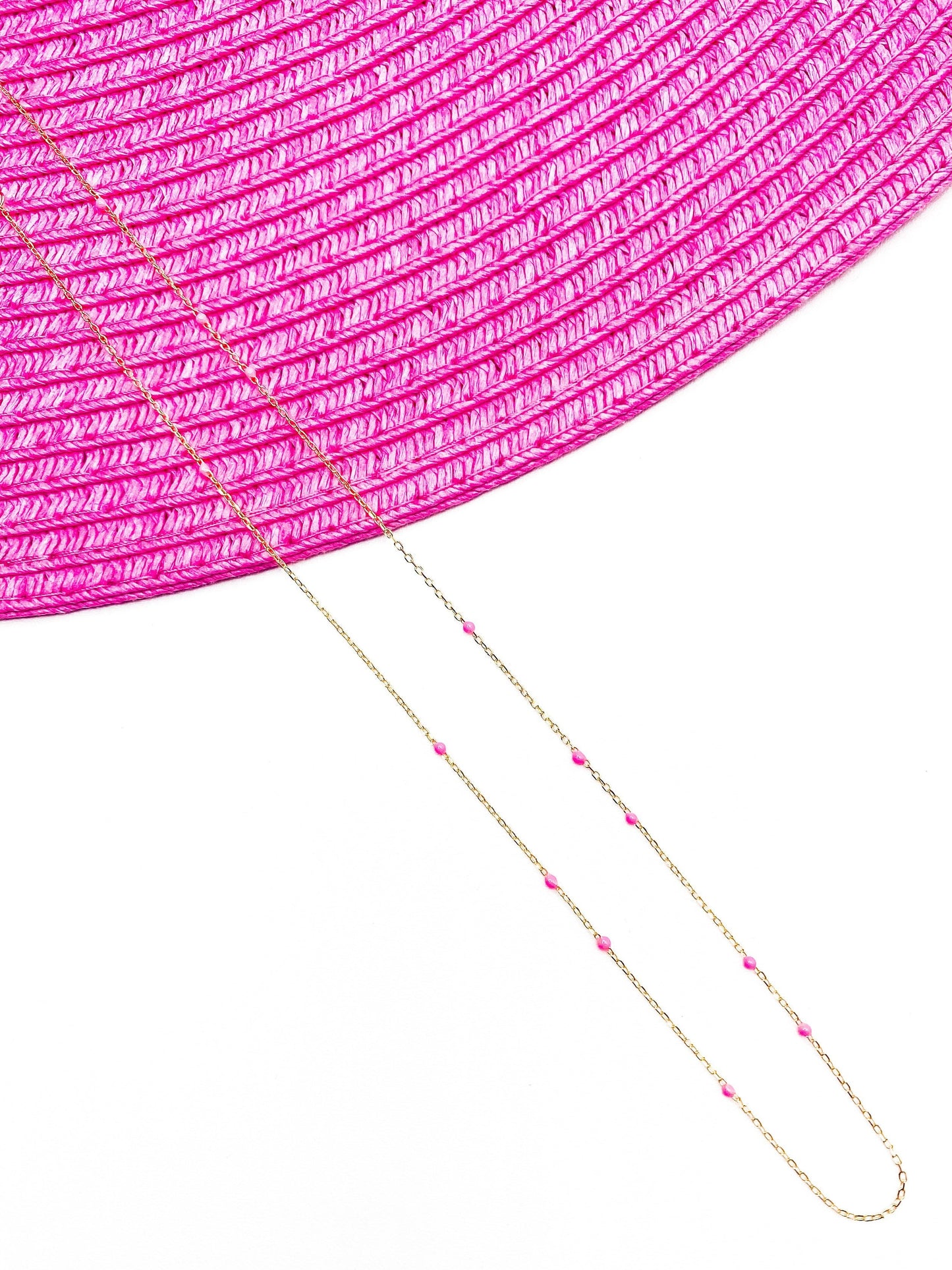 Love, Poppy Summer Vibes Pink Necklace