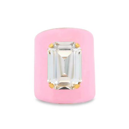TOVA Mini Roddy Gold Plated Crystal Ring