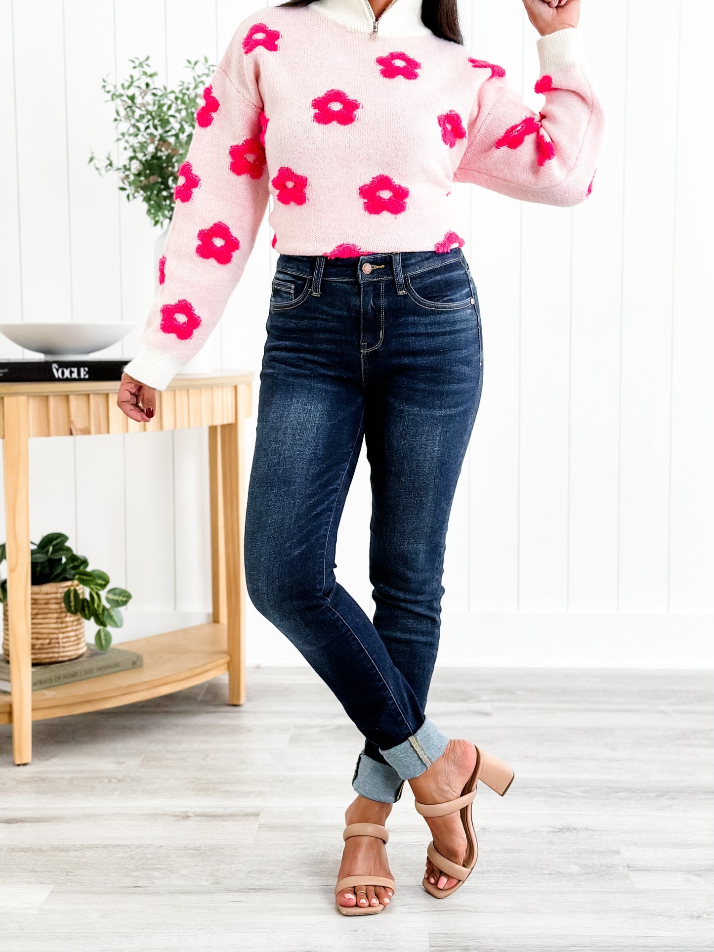 Judy Blue Long Tall Sally Non-Distressed Skinny Jeans (34" INSEAM!)