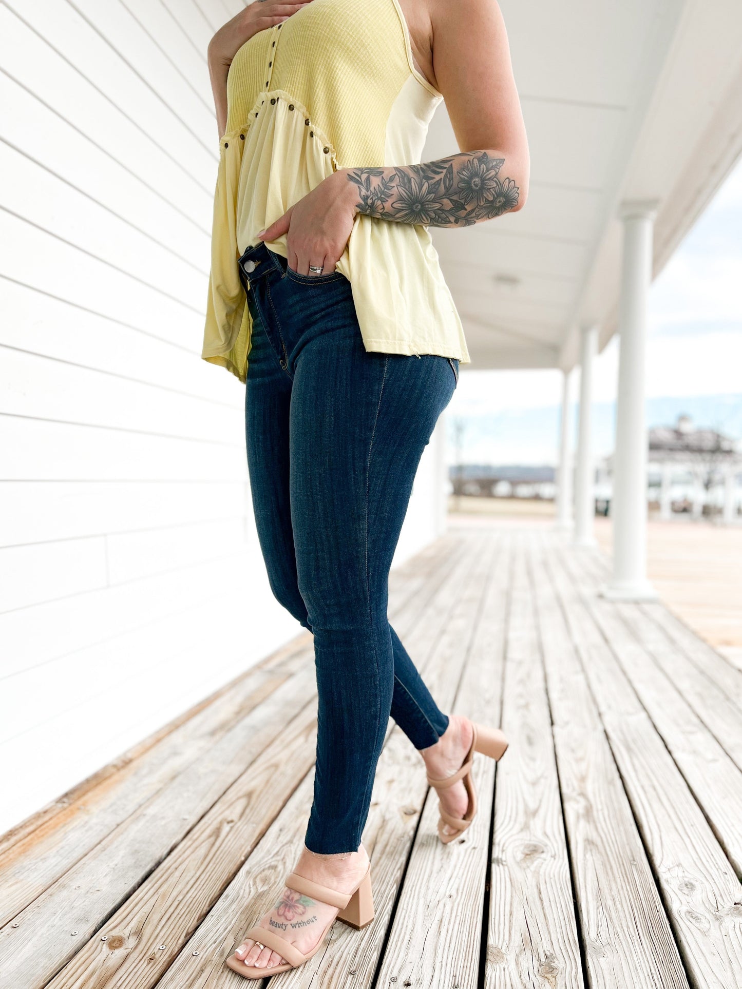Judy Blue Hey Jude Non-Distressed Skinny Jeans