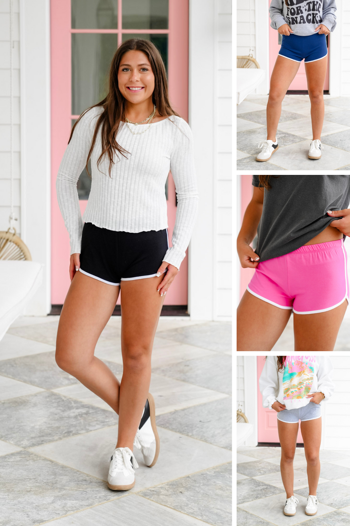 Door Buster! Zenana Dolphin Shorts with Elastic Waistband