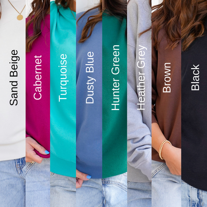 Plus/Reg Door Buster! Zenana Fleece Crewneck Pullover Sweatshirts