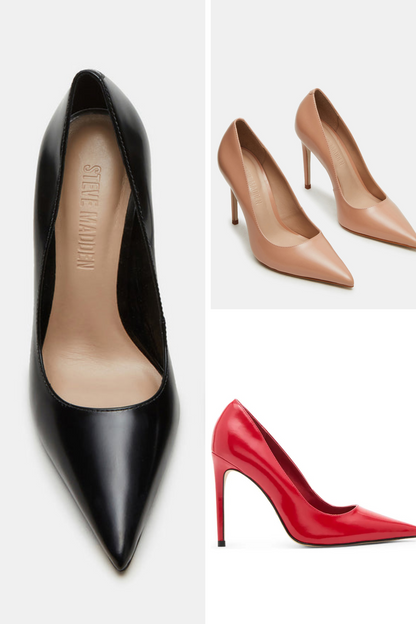 Steve Madden Patent Pointed Toe Stiletto Heel
