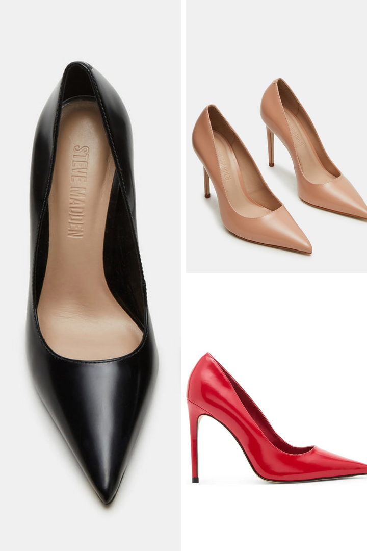 Steve Madden Patent Pointed Toe Stiletto Heel