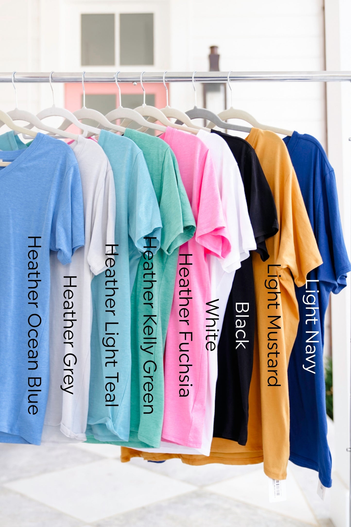 Door Buster! Plus/Reg Zenana Cotton Short Sleeve V Neck Tee