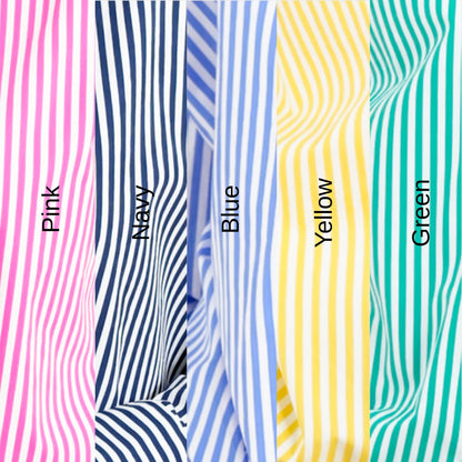 Striped Long Sleeve Button Up Blouse