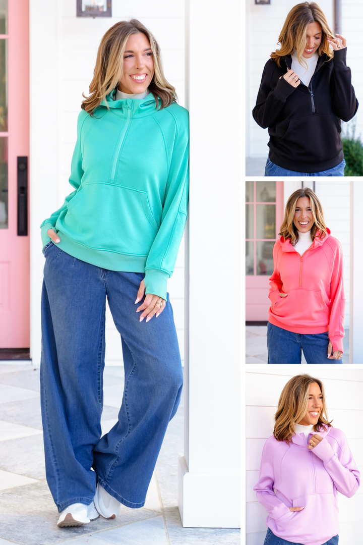 Plus/Reg Long Sleeve Hoodie with Kangaroo Pocket