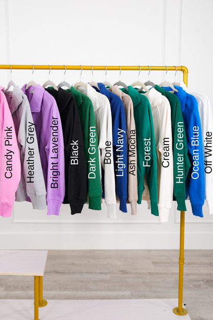 Door Buster! Zenana Half Zip Fleece Pullover with Kangaroo Pocket