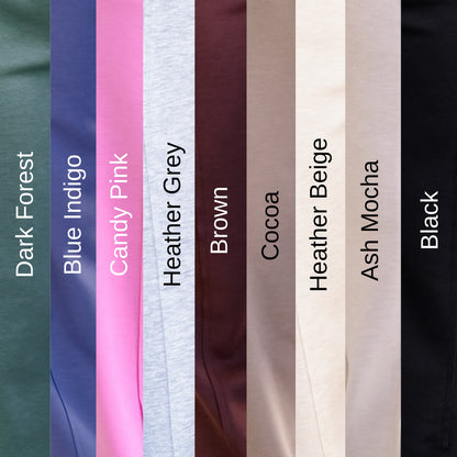 Poppy Day Door Buster! Plus/Reg Zenana Scuba Joggers with Pockets