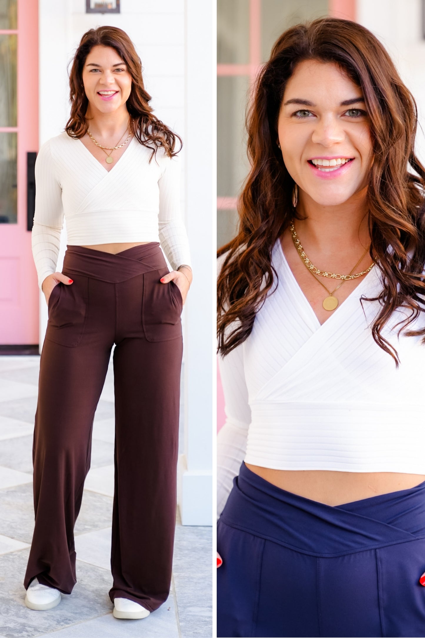 Poppy Day Door Buster! Zenana Ribbed Surplus Waist Band Long Sleeve Top