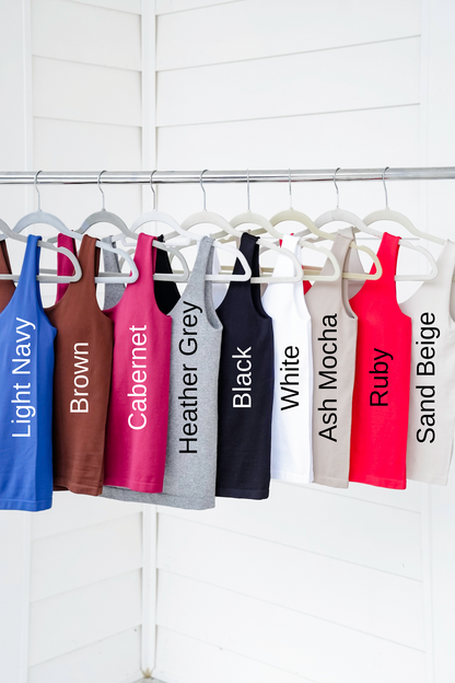 Door Buster! Zenana Seamless Tank Top with Built in Bra