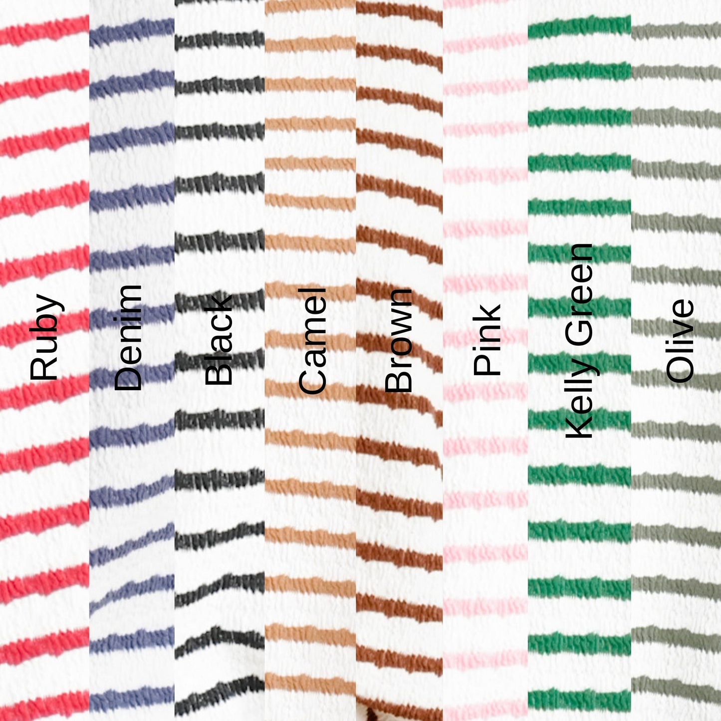 Door Buster! Plus/Reg Zenana Stripe Jacquard Round-Neck Box Tee