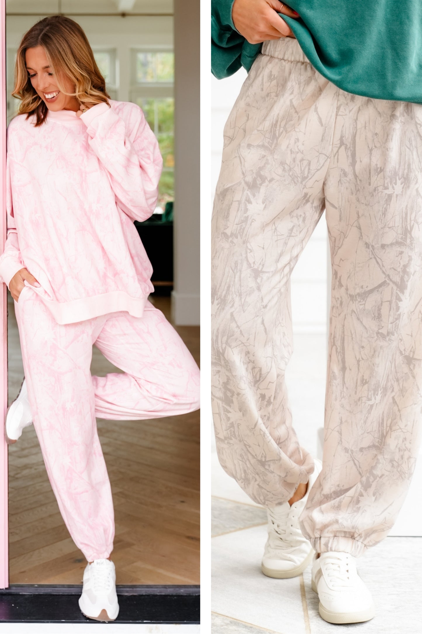 Camouflage Print Elastic Waist Jogger