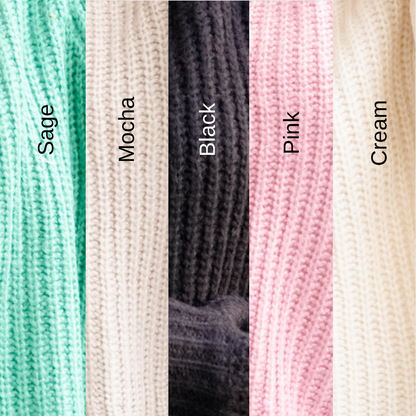 Ribbed Long Sleeve Button Down Cardigan Sweater