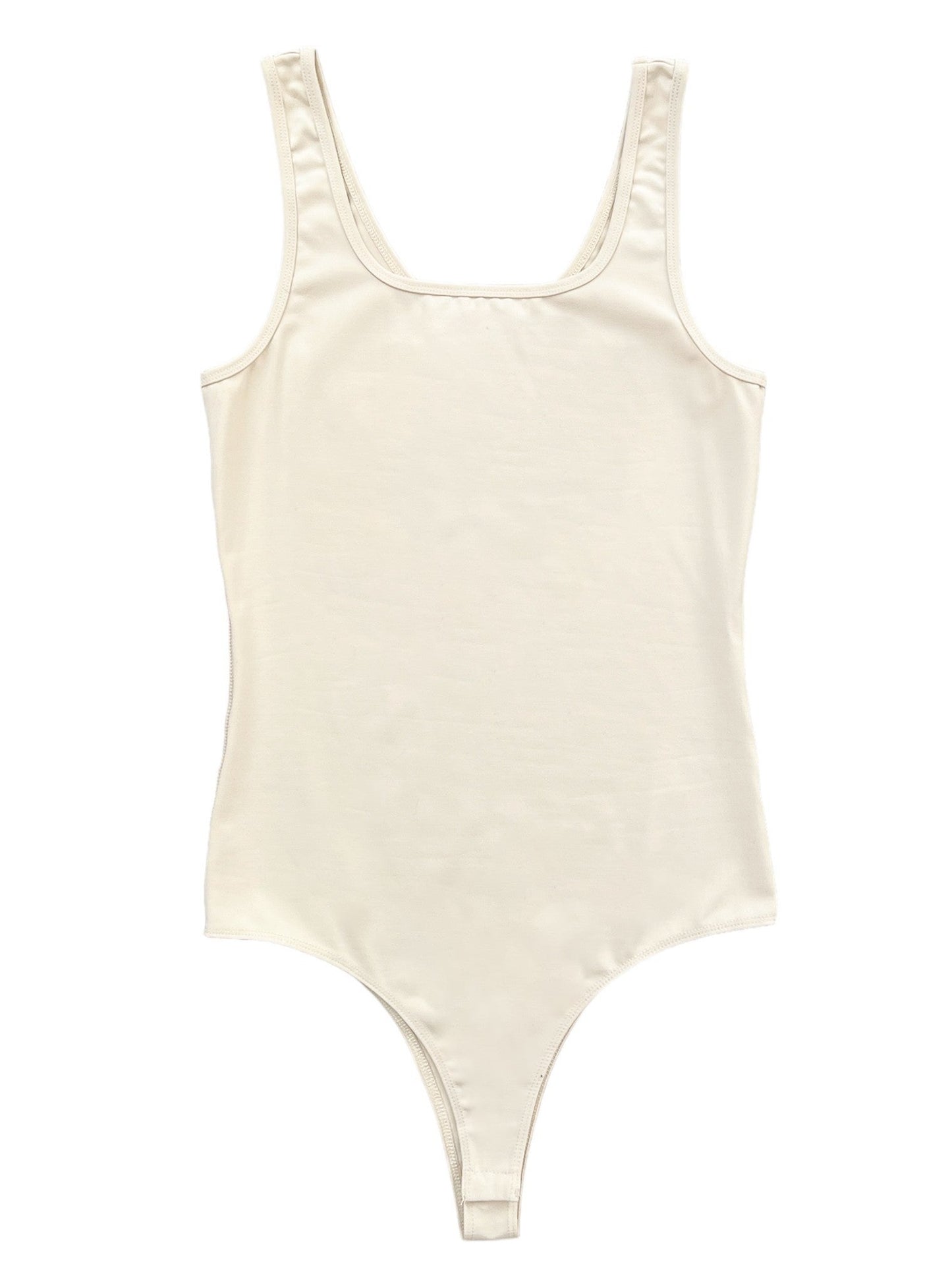 Plus/Reg Sleeveless Square Neck Bodysuit (Multiple Colors)