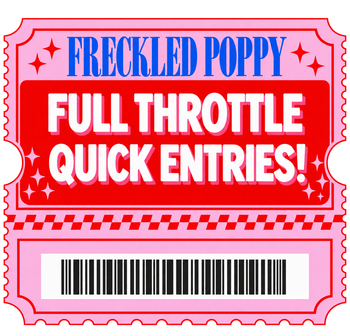 50,000 Full Throttle Bundle Quick Entries - Freckled Poppy