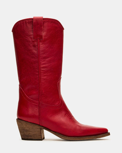 Steve Madden Vintage Inspired Western Leather Boots