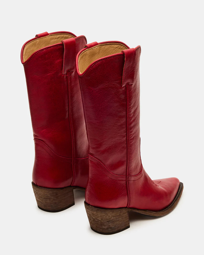 Steve Madden Vintage Inspired Western Leather Boots