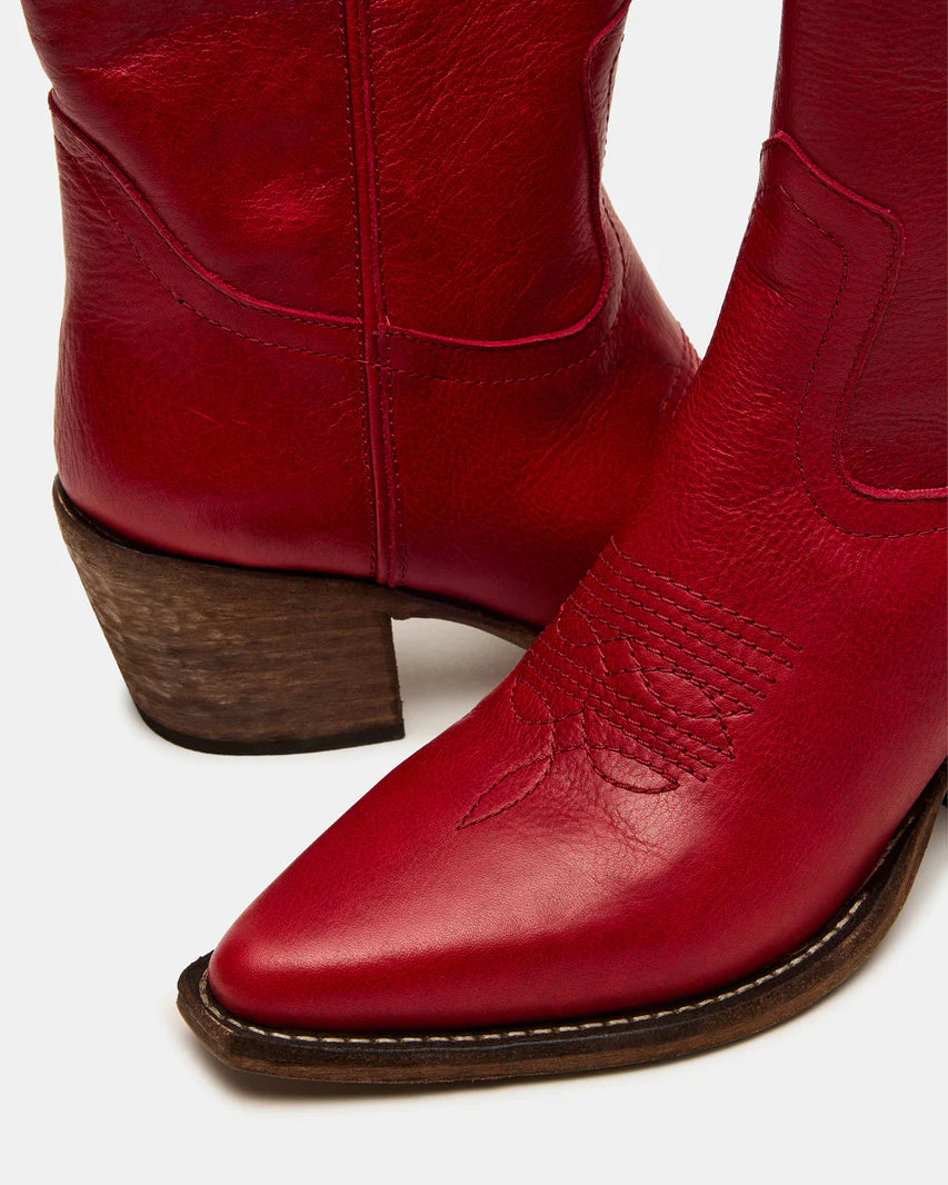 Steve Madden Vintage Inspired Western Leather Boots