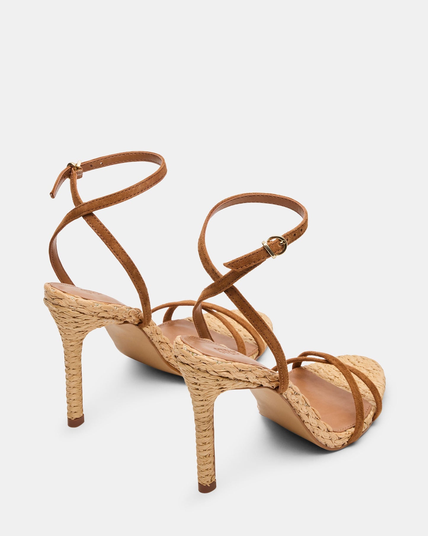 Steve Madden Steve Madden Strappy Raffia Heel with Ankle Strap