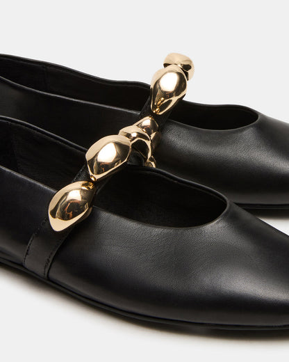 Steve Madden Slip On Loafers with Gold Link Strap