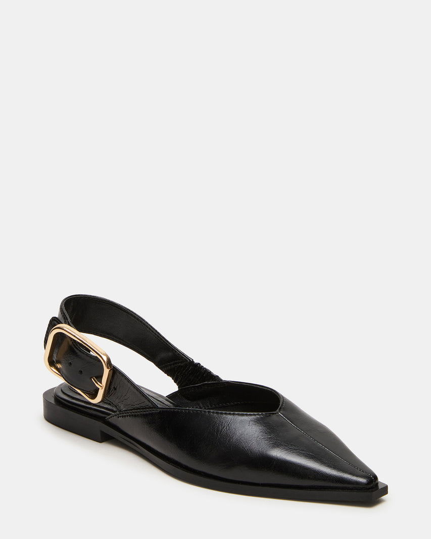 Steve Madden Leather Pointed Slingback Flat