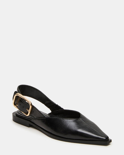 Steve Madden Leather Pointed Slingback Flat