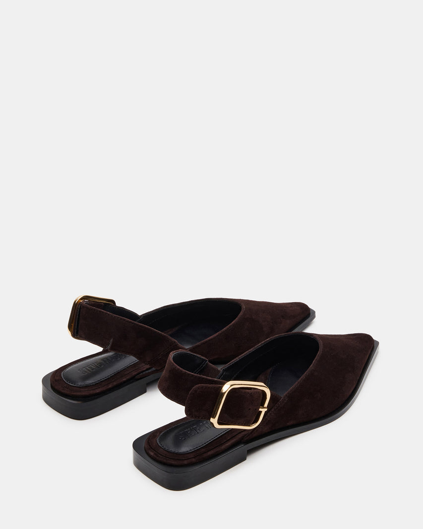 Steve Madden Suede Pointed Slingback Flat