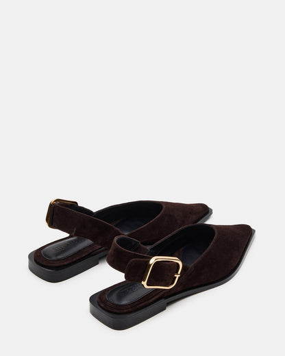 Steve Madden Suede Pointed Slingback Flat