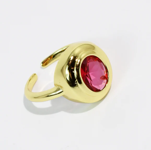 Treasure Jewels Garden Cushion Gem Ring