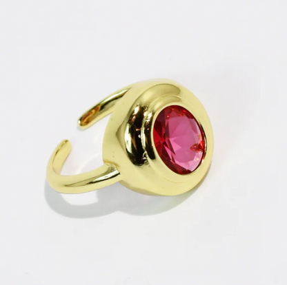 Treasure Jewels Garden Cushion Gem Ring